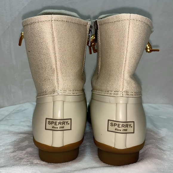 Sperry Top-Sider Saltwater Sparkle Rain/Snow women’s size 9.5 *NEW* - Picture 5 of 7
